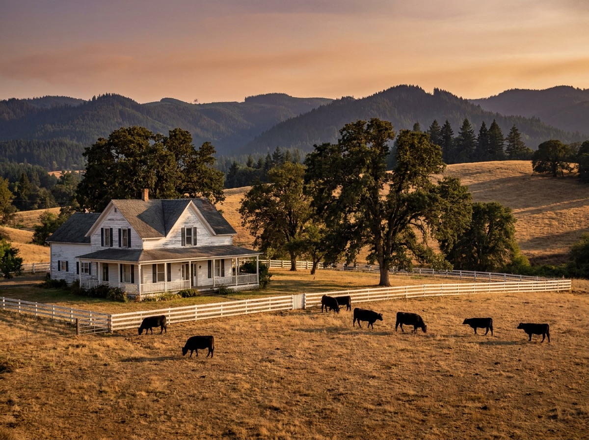 Farm & Ranch Properties in Douglas County, Oregon